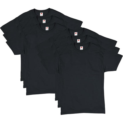 Hanes Men's essentials athletic shirts, Black, M UK