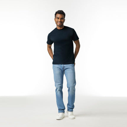 Gildan Men's Ultra Cotton T-Shirt, Style G2000, Multipack, Black (3-Pack), 4XL (Pack of 3)