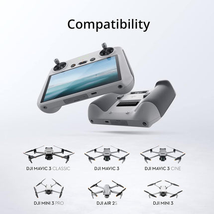 DJI RC - Remote Controller, Lightweight Body, FHD Screen, 4hr Battery, Precision Control Sticks, O3+ Transmission