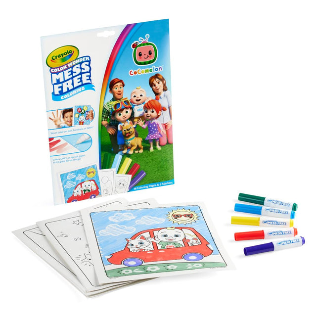 Crayola Color Wonder, Cocomelon Coloring Pages & Mess Free Markers