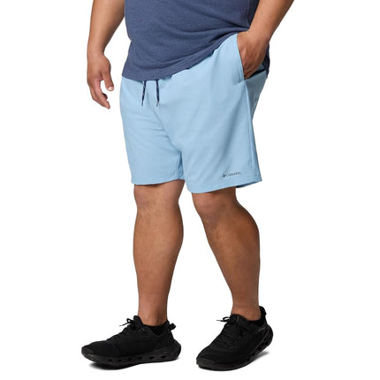 Columbia Men's Summertide Stretch Short Hiking, Ripple Blue, 2X/8" Inseam