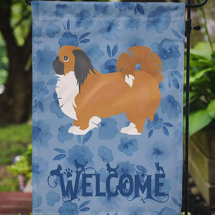 Caroline's Treasures CK6029GF Pekingese Welcome Flag Garden Size, Small, Multicolor