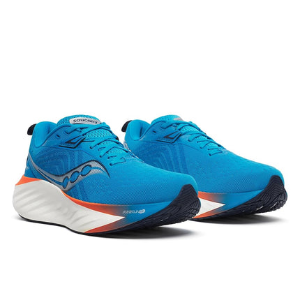 Baskets homme Saucony Triumph 22, Viziblue/Pepper, 15