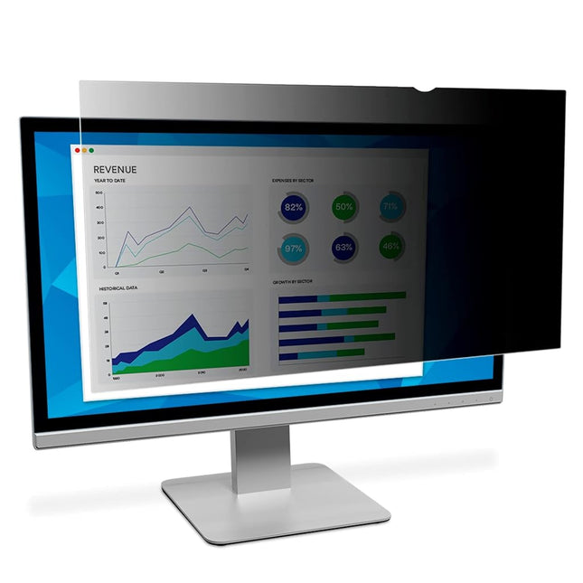 3M Privacy Filter for 23.8 in. Widescreen Monitor (PF238W9B),Black