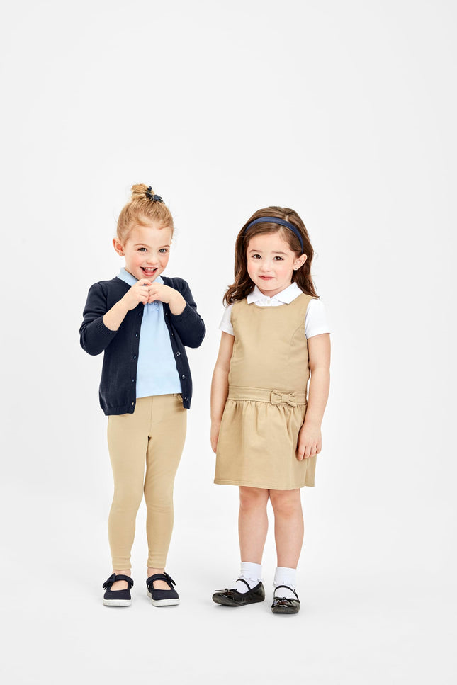 The Children's Place Jegging en maille Ponte à enfiler pour bébés et tout-petits filles, lot de 2, Sandy, 2T