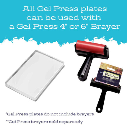 Gel Press Monoprinting Plate 5" x 7" 10810