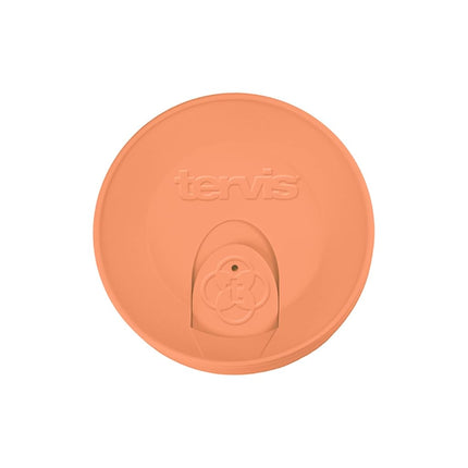 Tapa de viaje Tervis Hecho en EE. UU. Vaso de viaje con aislamiento de doble pared Mantiene las bebidas frías y calientes, Se adapta a vasos de 16 oz, Amanecer de cítricos