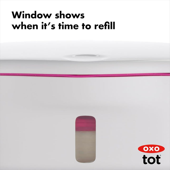 OXO Wipes Dispenser Large Model, Pink, Pop Up