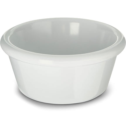 Carlisle FoodService Products Plastic Ramekins, Sauce Bowl For Catering, Kitchen, Restaurant, 6 Ounces, White