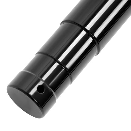 ALMULOO Stabilisateur de pique à balle de foin 17 pouces pour plaque de montage de chargeur compact, tracteurs, chargeurs, fourches à balles de foin, accessoire à pointe, revêtement en poudre 3000 LBS, noir