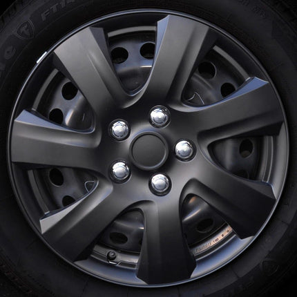 BDK (4-Pack Premium 16" Wheel Rim Cover Hubcaps OEM Style for Toyota Camry Style Replacement Snap On Car Truck SUV Hub Cap - 16 Inch Set