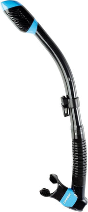 Cressi Supernova Dry, tuba de plongée sec adulte - Cressi : la qualité depuis 1946, noir/bleu, taille unique (ES259520)