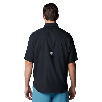 Columbia Men's PFG Tamiami II UPF 40 Short Sleeve Fishing Shirt, Gulf Stream, 3X Tall