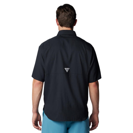 Columbia Camisa Tamiami II de manga corta para hombre, talla grande, Negro, 2X, Negro, 2X Tall