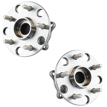 Jeu de roulements de roue arrière et moyeux TRQ côtés gauche et droit pour Lexus G350 IS350 RC350