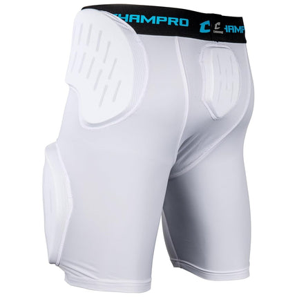 Champro Formation 5-Pad Girdle Youth L White