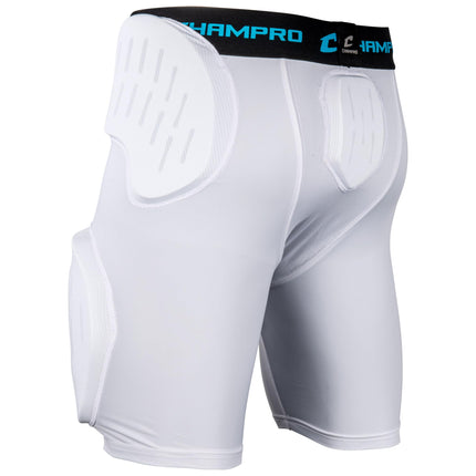 Champro Formation 5-Pad Girdle Youth M White