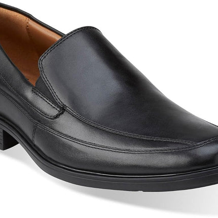 Clarks Women's Tilden Free Loafer, Black Leather, 6.5 UK