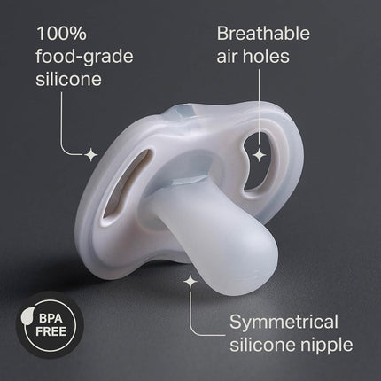 Tommee Tippee Ultra-Light Soothers, 18-36m, 4 Pack, Lightweight Dummy, Symmetrical Teat, BPA-Free Silicone, Orthodontic Design