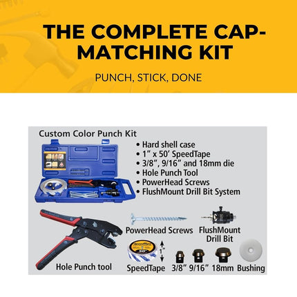 FastCap Custom Colour Hole Punch Deluxe Kit