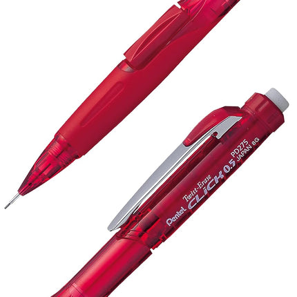 Pentel Twist Erase Click Mechanical Pencil 0.5 mm (Pack of 12 red