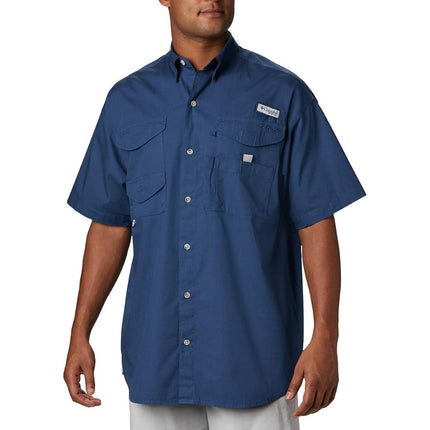 Columbia Men's PFG Bonehead™ Short Sleeve Shirt — Tall,Carbon,3X Tall, Carbon, 3X Tall