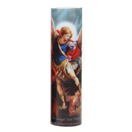 Stonebriar LED Saint Prayer Candle — Automatic Tim