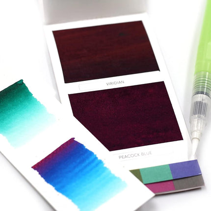 Viviva Coloursheets, Original Single Set, 16 Vibrant Watercolours, for Outdoor and Travel, VV276000