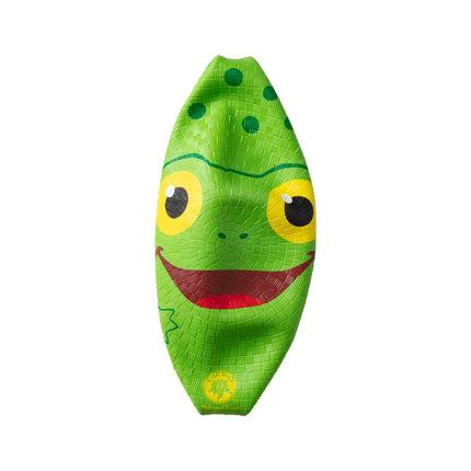 Pelota clásica de goma con diseño de rana Sunny Patch de Melissa & Doug - Se vende DESINFLADA