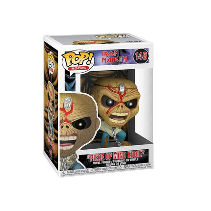 Funko POP! Rocks: Iron Maiden - Piece Of Mind - (Skeleton Eddie) - Collectable Vinyl Figure - Gift Idea - Official Merchandise - Toys for Kids & Adults - Music Fans - Model Figure for Collectors