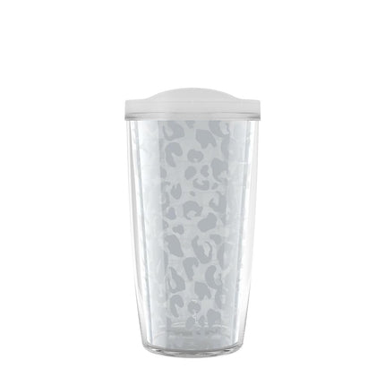 Tervis Collection Léopard Gobelet isotherme à double paroi fabriqué aux États-Unis, 473 ml - Classique, Brume