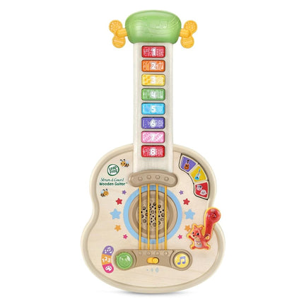 LeapFrog Strum and Count Wooden Guitar Musical Toy for Toddlers