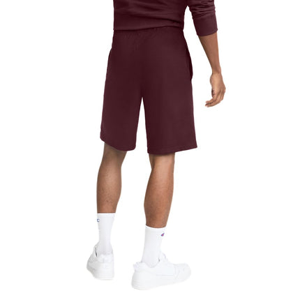 Champion Men's Jersey Short with Pockets Shorts, Maroon, XXL