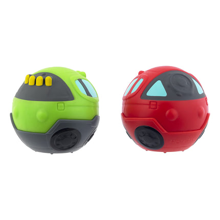 little tikes Learn & Play Roll Arounds - Off Roadin' 2-Pack - Durable Ball & Car Toy for Toddlers - Push & Roll with Ease, Easy to Grip - Encourages Imagination - For Kids Ages 18 Months+