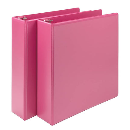 Samsill Fashion Color Durable 3 Ring View Binders,