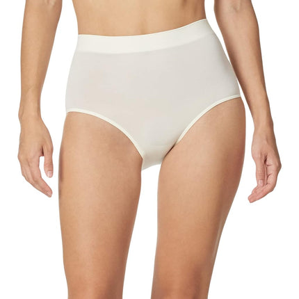 Wacoal Women's B-Smooth Brief Panty, Ivory, XL Plu