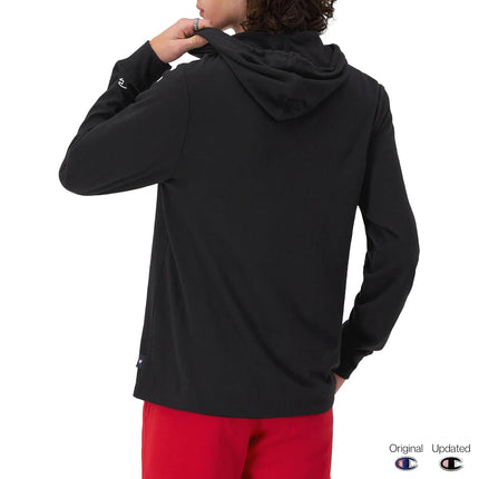 Champion Men's Middleweight Champion Hoodie Jacket, Black-549921, L UK