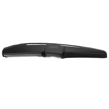 Cubierta de salpicadero HECASA compatible con Ford F-100 F-150 F-250 F-350 Bronco de 1980-1986, reemplazo para número de pieza 12-108-BLK, cubierta de salpicadero de plástico ABS pintado de negro