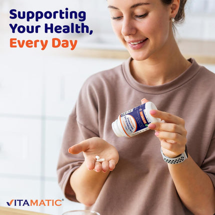 Vitamatic Lactobacillus Salivarius 2 Billion per DR Capsule - 60 Count - Digestive Support - Made with Prebiotic Inulin Fiber