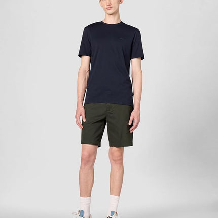 Hugo Boss Men's Small Logo Cotton Crewneck T-Shirt, Basic Navy, XXL