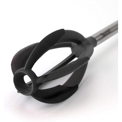 Tovolo Better Tool Silicone-Coated Quick-Mix Spatula Whisk Scraping Bowls Clean, Batter Hand Mixer & Cooking Utensil, BPA-Free & Dishwasher-Safe, 1 EA, Charcoal