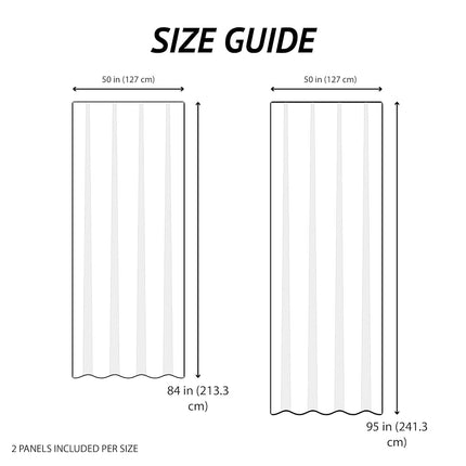 Martha Stewart Ticking Stripe Blackout Lining Rod Pocket/Back Tab Window Curtain Panel Pair, 95", White/Grey
