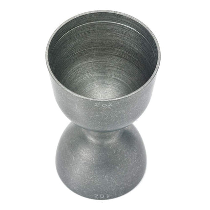 Barfly M37006VN Heavy-Duty Straight Rim Bell Jigger, 1 oz x 2 oz, Vintage
