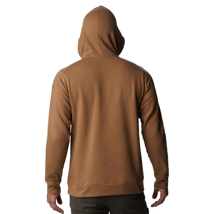 Columbia Men's Trek Graphic Hoodie, Delta/Treeline Flag Graphic, Medium