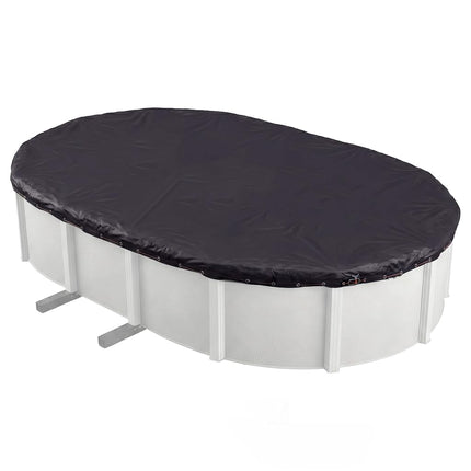 Blue Wave Defender 8-Year 16 feet x 28 feet Oval Above-Ground Winter Cover for 12 feet x 24 feet Pool'