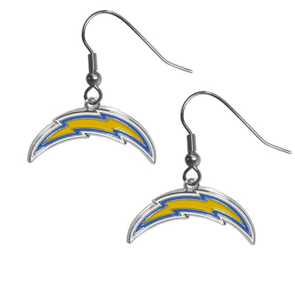 Siskiyou Sports NFL San Diego Chargers Chrome Dangle Earrings