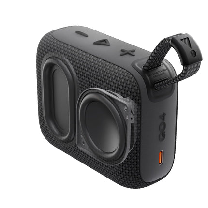 JBL Go 4 - Ultra-Portable, Waterproof and Dustproof Bluetooth Speaker, Big Pro Sound with punchy bass, 7-Hour Built-in Battery, Made in part with recycled materials (Black)