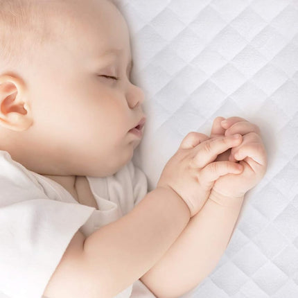 Bamboo Bassinet Mattress Pad Cover Compatible with SNOO Smart Sleeper and Simmons Kids by The Bed Twin City Sleeper Bassinet, 2 Pack, Waterproof, Ultra Soft Sleep Surface, Breathable and Easy Care