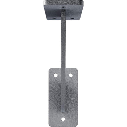 Ekena Millwork BKTM02X07X07BRHLB 2 inch W x 7 inch D x 7 inch H Bradford Steel Bracket, Hammered Light Blue