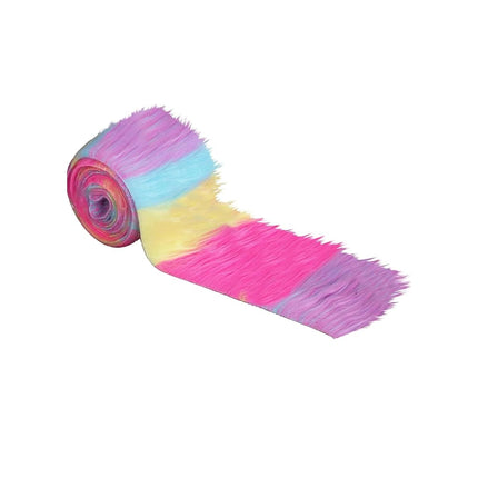 FabricLA Shaggy Faux Fur Roll - 4" X 60" Inches Tr